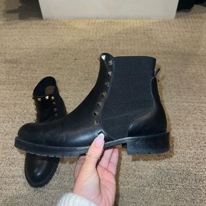 Valentino Garavani Rockstud Beatle Chelsea Ankle Boots